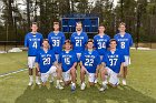 MLAX Team Photo  Wheaton College Men's Lacrosse Team Photo 2022. - Photo by Keith Nordstrom : Wheaton, Lacrosse, LAX, UNE